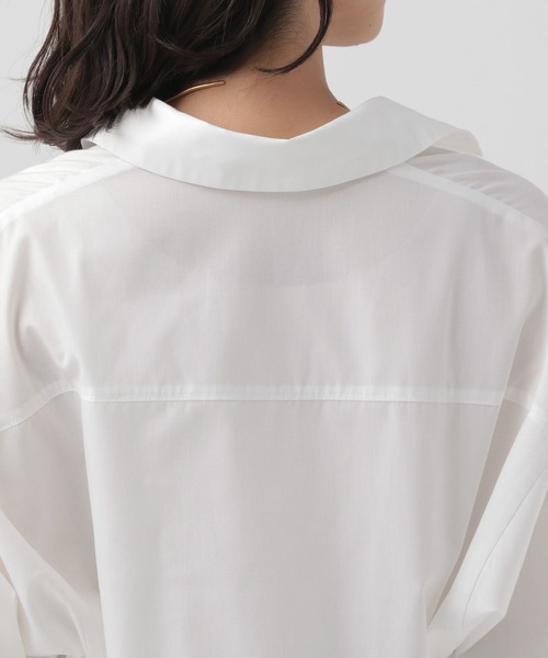 Elura（エルーラ）の「アイロンいらずスキッパーシャツ/140979（シャツ/ブラウス・レディース・ホワイト/ライトブルー/ネイビー・FREE）」の18枚目の写真