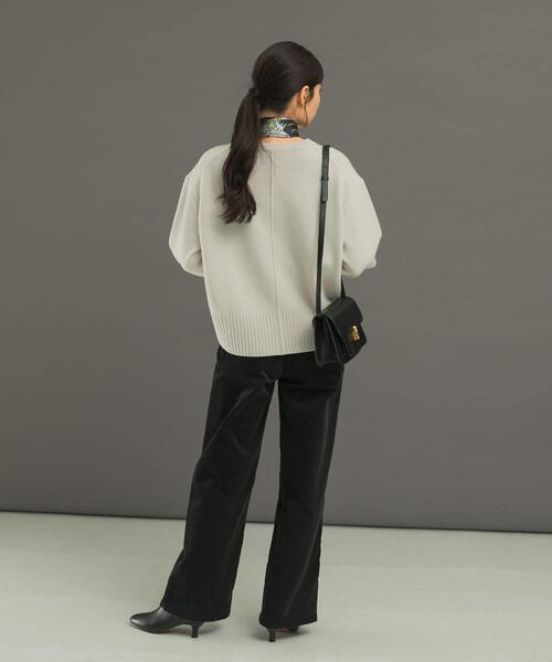 URBAN RESEARCH ROSSO WOMEN(アーバンリサーチ ロッソ)の「エクストラファインシームデザインニット(ニット/セーター・レディース・ベージュ/ホワイト系その他/ピンク/チャコールグレー/ブルー/イエロー系その他・FREE)」の11枚目の写真