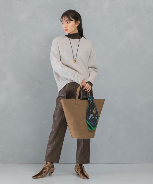URBAN RESEARCH ROSSO WOMEN(アーバンリサーチ ロッソ)の「エクストラファインシームデザインニット(ニット/セーター・レディース・ベージュ/ホワイト系その他/ピンク/チャコールグレー/ブルー/イエロー系その他・FREE)」の13枚目の写真