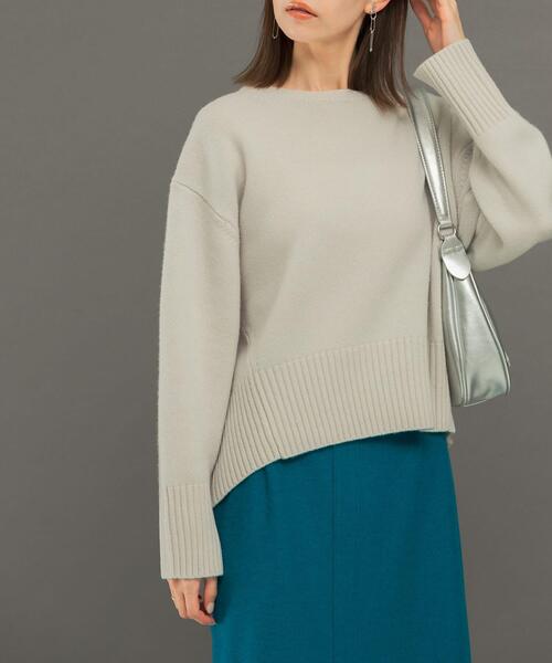 URBAN RESEARCH ROSSO WOMEN(アーバンリサーチ ロッソ)の「エクストラファインシームデザインニット(ニット/セーター・レディース・ベージュ/ホワイト系その他/ピンク/チャコールグレー/ブルー/イエロー系その他・FREE)」の16枚目の写真