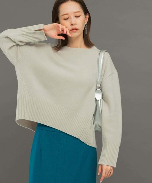 URBAN RESEARCH ROSSO WOMEN(アーバンリサーチ ロッソ)の「エクストラファインシームデザインニット(ニット/セーター・レディース・ベージュ/ホワイト系その他/ピンク/チャコールグレー/ブルー/イエロー系その他・FREE)」の17枚目の写真