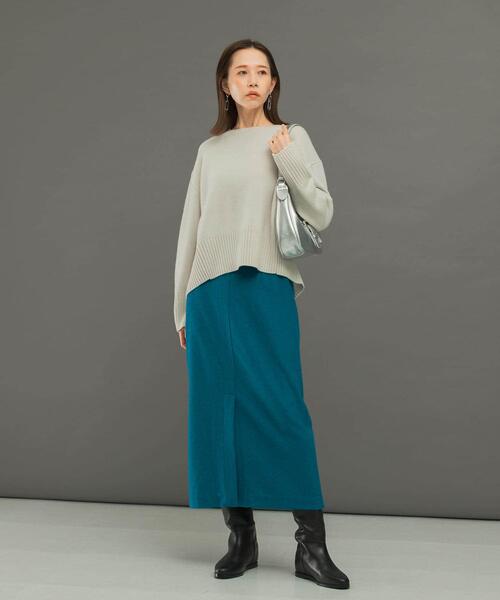 URBAN RESEARCH ROSSO WOMEN(アーバンリサーチ ロッソ)の「エクストラファインシームデザインニット(ニット/セーター・レディース・ベージュ/ホワイト系その他/ピンク/チャコールグレー/ブルー/イエロー系その他・FREE)」の19枚目の写真