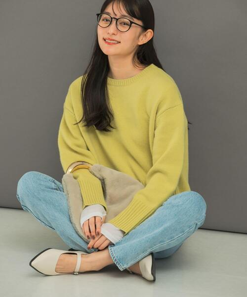 セール】エクストラファインシームデザインニット（ニット/セーター