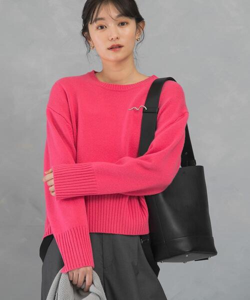 kingK⭐︎ セール】エクストラファインシームデザインニット（ニット/セーター