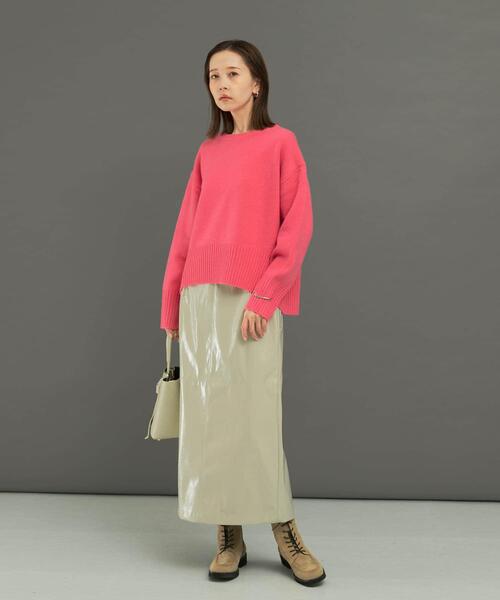 セール】エクストラファインシームデザインニット（ニット/セーター