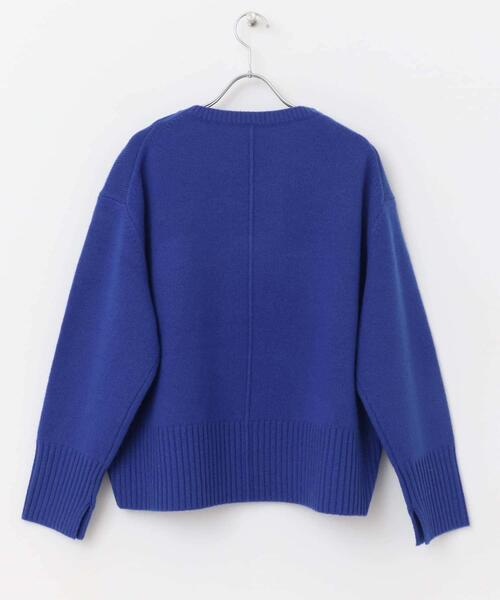 セール】エクストラファインシームデザインニット（ニット/セーター