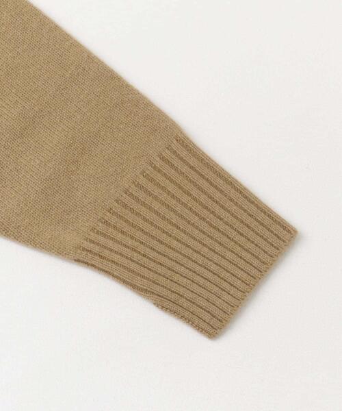 ブルー ニットセーター サイズ0 セール】 NZ LAMBS 9G 2-wayプルオーバー （ニット・セーター