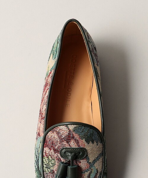 オデットエオディール23.5 タッセル付きローファー 茶 オデットエオディール23.5 タッセル付きローファー 茶