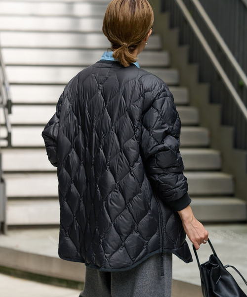 別注　FRAMEWORKフレームワークTAION ダウンコートブラック フレームワーク FRAMeWORK ≪WEB先行 / 追加予約≫TAION