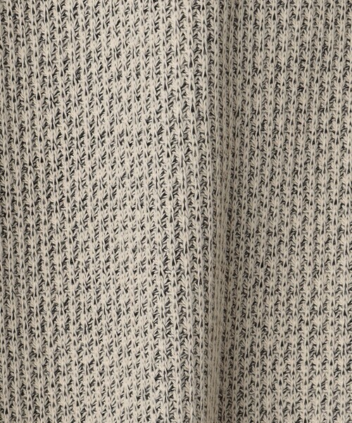 gim（ジム）の「＜GIM＞24FW ローゲージ カノコ クルーネック ニット -ウォッシャブル-（ニット/セーター・メンズ・ブラック/ベージュ・S/M/L）」の14枚目の写真