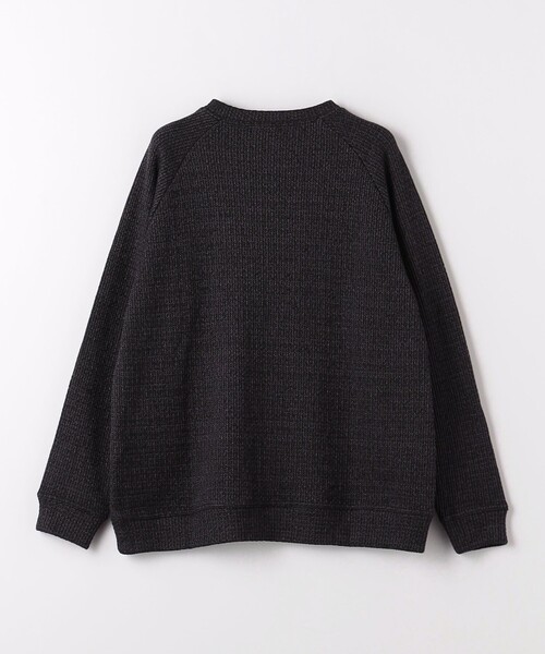 gim（ジム）の「＜GIM＞24FW ローゲージ カノコ クルーネック ニット -ウォッシャブル-（ニット/セーター・メンズ・ブラック/ベージュ・S/M/L）」の16枚目の写真