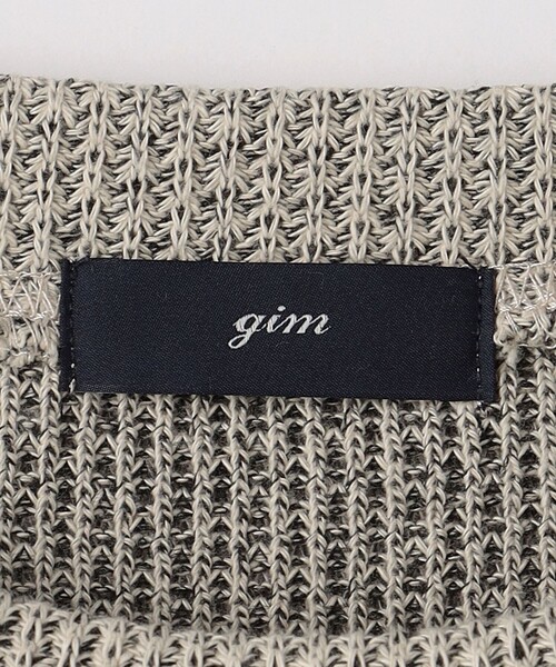 gim（ジム）の「＜GIM＞24FW ローゲージ カノコ クルーネック ニット -ウォッシャブル-（ニット/セーター・メンズ・ブラック/ベージュ・S/M/L）」の19枚目の写真