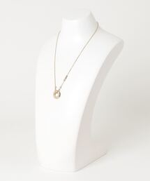 16-18'' GUESS LOGO ROUND YG ネックレス