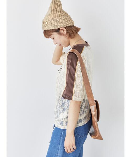 ehka sopo(エヘカソポ)の「ブローチ付ニットキャップ(ハット・レディース・グレー/ブラック/ベージュ・F)」の12枚目の写真