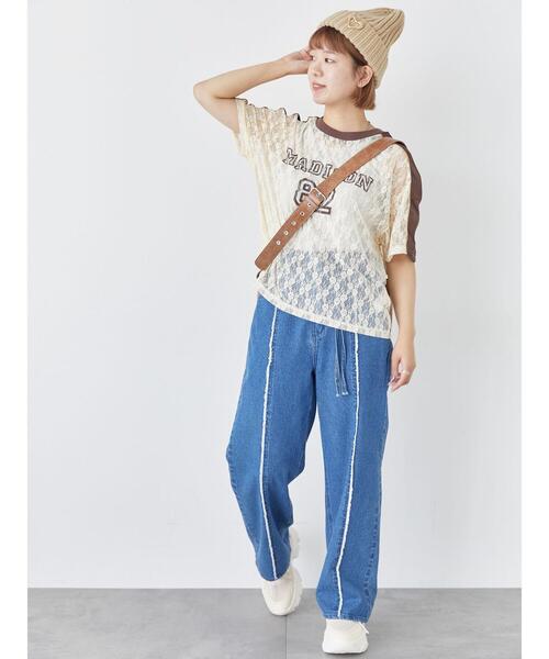 ehka sopo(エヘカソポ)の「ブローチ付ニットキャップ(ハット・レディース・グレー/ブラック/ベージュ・F)」の13枚目の写真