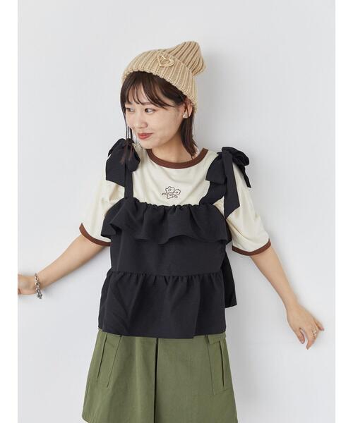 ehka sopo(エヘカソポ)の「ブローチ付ニットキャップ(ハット・レディース・グレー/ブラック/ベージュ・F)」の15枚目の写真