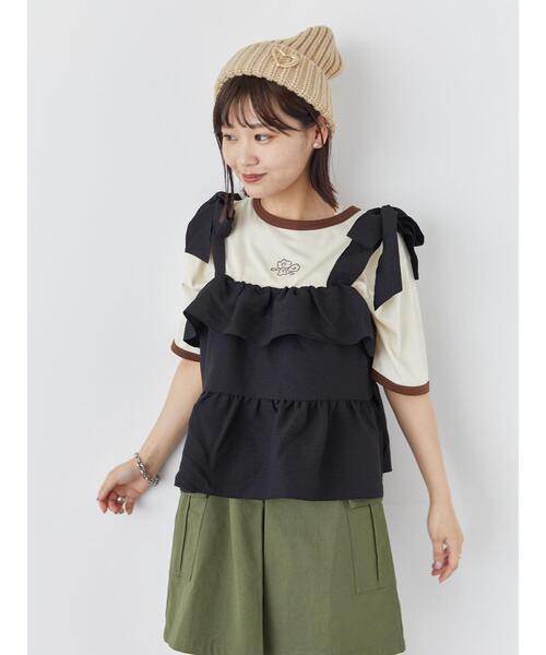 ehka sopo(エヘカソポ)の「ブローチ付ニットキャップ(ハット・レディース・グレー/ブラック/ベージュ・F)」の16枚目の写真