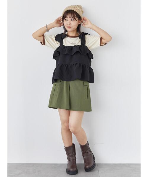 ehka sopo(エヘカソポ)の「ブローチ付ニットキャップ(ハット・レディース・グレー/ブラック/ベージュ・F)」の18枚目の写真