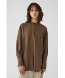 RIM.ARK | Oversize stand collar SH オーバーサイズドカラーシャツ(シャツ/ブラウス)