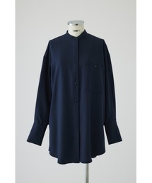 RIM.ARK | Oversize stand collar SH オーバーサイズドカラーシャツ(シャツ/ブラウス)