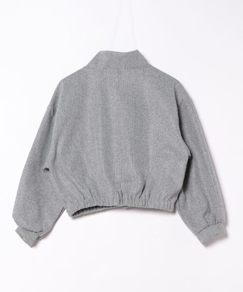 Ritzy(リッツィー)の「オーバーサイズ ショート丈 スタンドカラーブルゾン(ブルゾン・レディース・ブラック/グレー/カーキ/ベージュ・XL/M/L)」の10枚目の写真