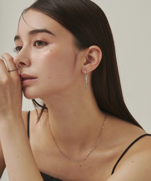 ciite'(シーテ)の「2ラインピアス (両耳用)(ピアス(両耳用)・レディース・シルバー/ゴールド・FREE)」の6枚目の写真