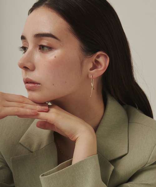 ciite'(シーテ)の「2ラインピアス (両耳用)(ピアス(両耳用)・レディース・シルバー/ゴールド・FREE)」の11枚目の写真