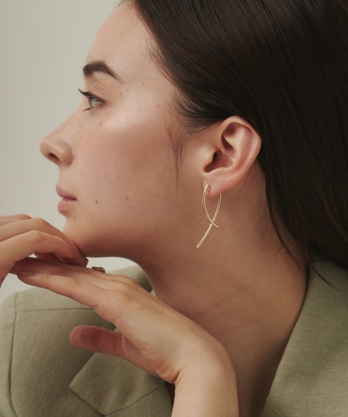 ciite'(シーテ)の「2ラインピアス (両耳用)(ピアス(両耳用)・レディース・シルバー/ゴールド・FREE)」の13枚目の写真