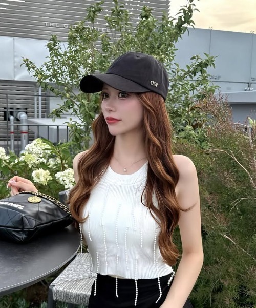 Daniel Wellington(ダニエルウェリントン)の「ダニエルウェリントン スタッズロゴ ベースボールキャップ(キャップ・レディース・ベージュ/ブラック/ブラウン系その他/カーキ/ピンク/ネイビー・FREE)」の17枚目の写真