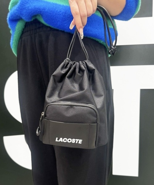 セール】巾着型バッグ スマホポーチ ショルダーバッグ Size: 17 x 22cm