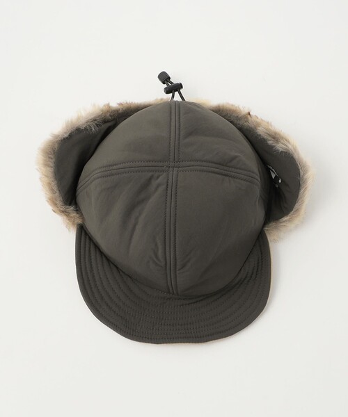 halo commodity（ハロ　コモディティー）の「【別注】＜halo commodity＞ Medere フラップキャップ / キッズ（キャップ・キッズ・ブラック/グレー・FREE(53-55cm)）」の5枚目の写真