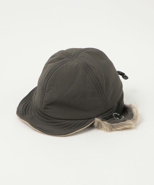 halo commodity（ハロ　コモディティー）の「【別注】＜halo commodity＞ Medere フラップキャップ / キッズ（キャップ・キッズ・ブラック/グレー・FREE(53-55cm)）」の7枚目の写真