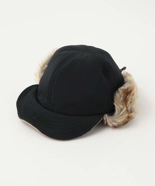 halo commodity（ハロ　コモディティー）の「【別注】＜halo commodity＞ Medere フラップキャップ / キッズ（キャップ・キッズ・ブラック/グレー・FREE(53-55cm)）」の9枚目の写真