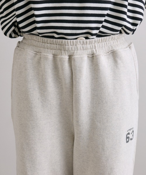 PUAL CE CIN（ピュアルセシン）の「裏起毛スウェットフレアパンツ（スウェットパンツ・レディース・オートミール/チャコールグレー・FREE）」の16枚目の写真