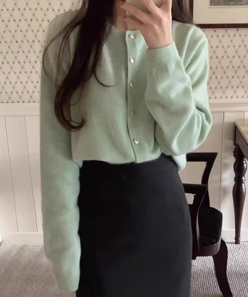 ハートボタンニットカーディガン（カーディガン/ボレロ）｜CELENA BEATS（セレナビーツ）