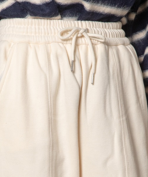 Bou Jeloud（ブージュルード）の「スウェットパンツ（スウェットパンツ・レディース・チャコールグレー/アイボリー/ブラック・38）」の6枚目の写真