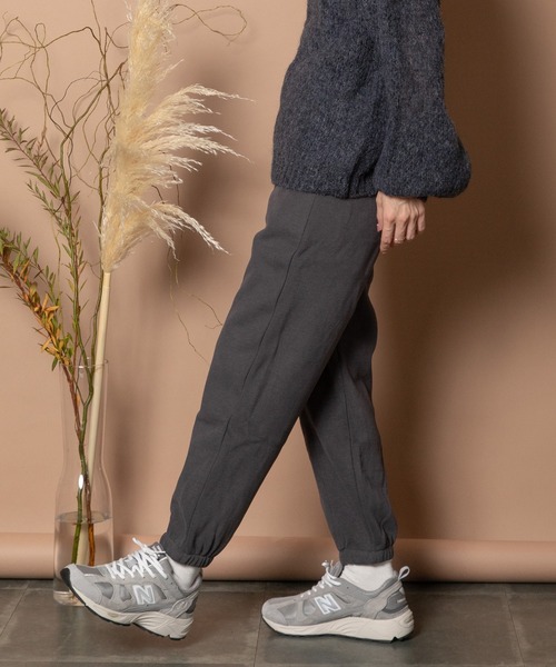 Bou Jeloud（ブージュルード）の「スウェットパンツ（スウェットパンツ・レディース・チャコールグレー/アイボリー/ブラック・38）」の19枚目の写真