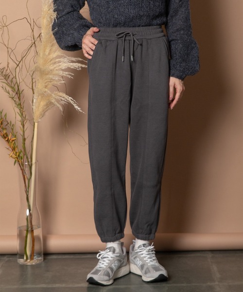 Bou Jeloud（ブージュルード）の「スウェットパンツ（スウェットパンツ・レディース・チャコールグレー/アイボリー/ブラック・38）」の21枚目の写真
