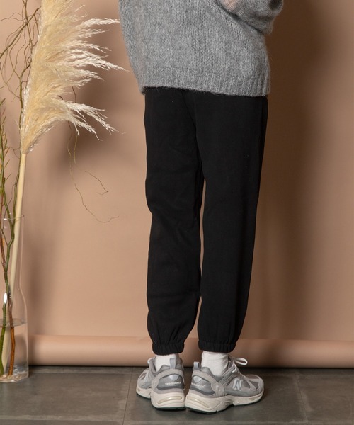 Bou Jeloud（ブージュルード）の「スウェットパンツ（スウェットパンツ・レディース・チャコールグレー/アイボリー/ブラック・38）」の11枚目の写真