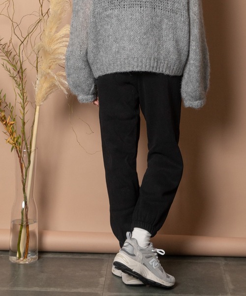 Bou Jeloud（ブージュルード）の「スウェットパンツ（スウェットパンツ・レディース・チャコールグレー/アイボリー/ブラック・38）」の13枚目の写真