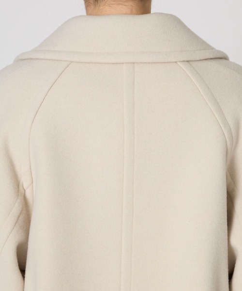 BABYLONE（バビロン）の「ウールベロアショートコート（ピーコート