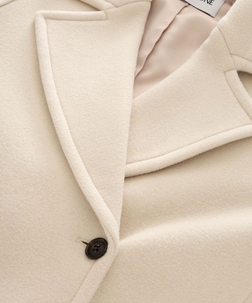 BABYLONE（バビロン）の「ウールベロアショートコート（ピーコート