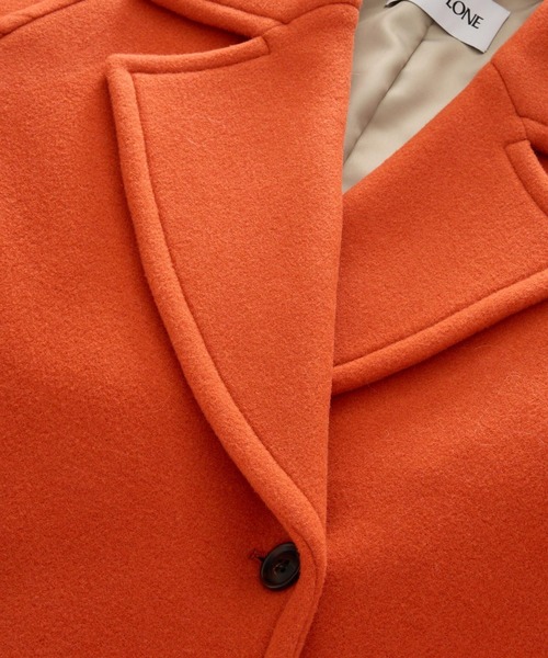BABYLONE（バビロン）の「ウールベロアショートコート（ピーコート