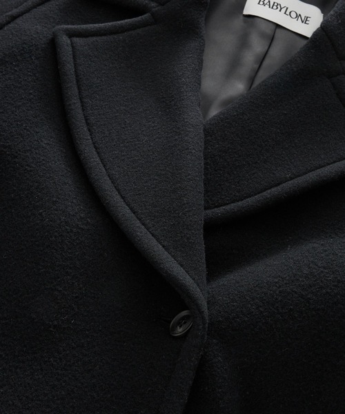 BABYLONE（バビロン）の「ウールベロアショートコート（ピーコート