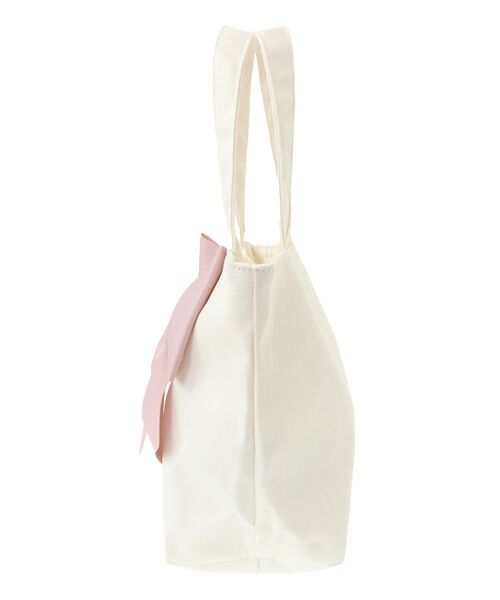 Maison de FLEUR(メゾンドフルール)の「EC限定 リボンキャンバストートバッグ(トートバッグ・レディース・ピンク/ブラック/アイボリー/ブルー系その他7・FREE)」の10枚目の写真