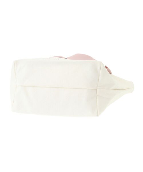 Maison de FLEUR(メゾンドフルール)の「EC限定 リボンキャンバストートバッグ(トートバッグ・レディース・ピンク/ブラック/アイボリー/ブルー系その他7・FREE)」の12枚目の写真