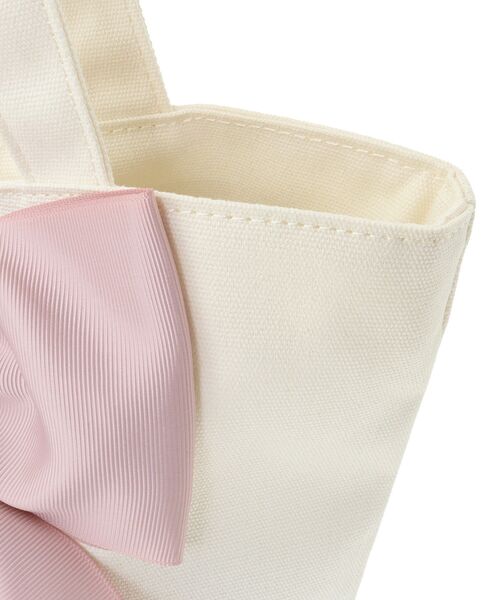 Maison de FLEUR(メゾンドフルール)の「EC限定 リボンキャンバストートバッグ(トートバッグ・レディース・ピンク/ブラック/アイボリー/ブルー系その他7・FREE)」の13枚目の写真