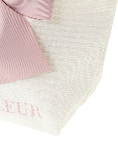 Maison de FLEUR(メゾンドフルール)の「EC限定 リボンキャンバストートバッグ(トートバッグ・レディース・ピンク/ブラック/アイボリー/ブルー系その他7・FREE)」の14枚目の写真