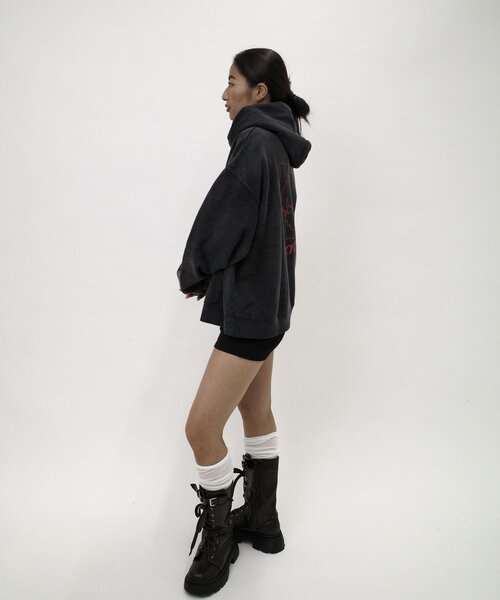 WHO'S WHO gallery（フーズフーギャラリー）の「【WEB限定】(UNISEX/ユニセックス) 東京ガールパーカー（パーカー・レディース・ネイビー/ライトグレー/ブラック・LARGE/X-LARGE）」の7枚目の写真