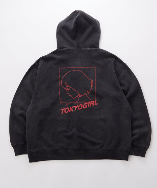WHO'S WHO gallery（フーズフーギャラリー）の「【WEB限定】(UNISEX/ユニセックス) 東京ガールパーカー（パーカー・レディース・ネイビー/ライトグレー/ブラック・LARGE/X-LARGE）」の14枚目の写真